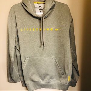Men Nike Livestrong Hoodie. Like new sz medium